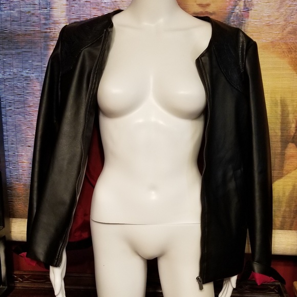 Faux leather jacket - Picture 2 of 7